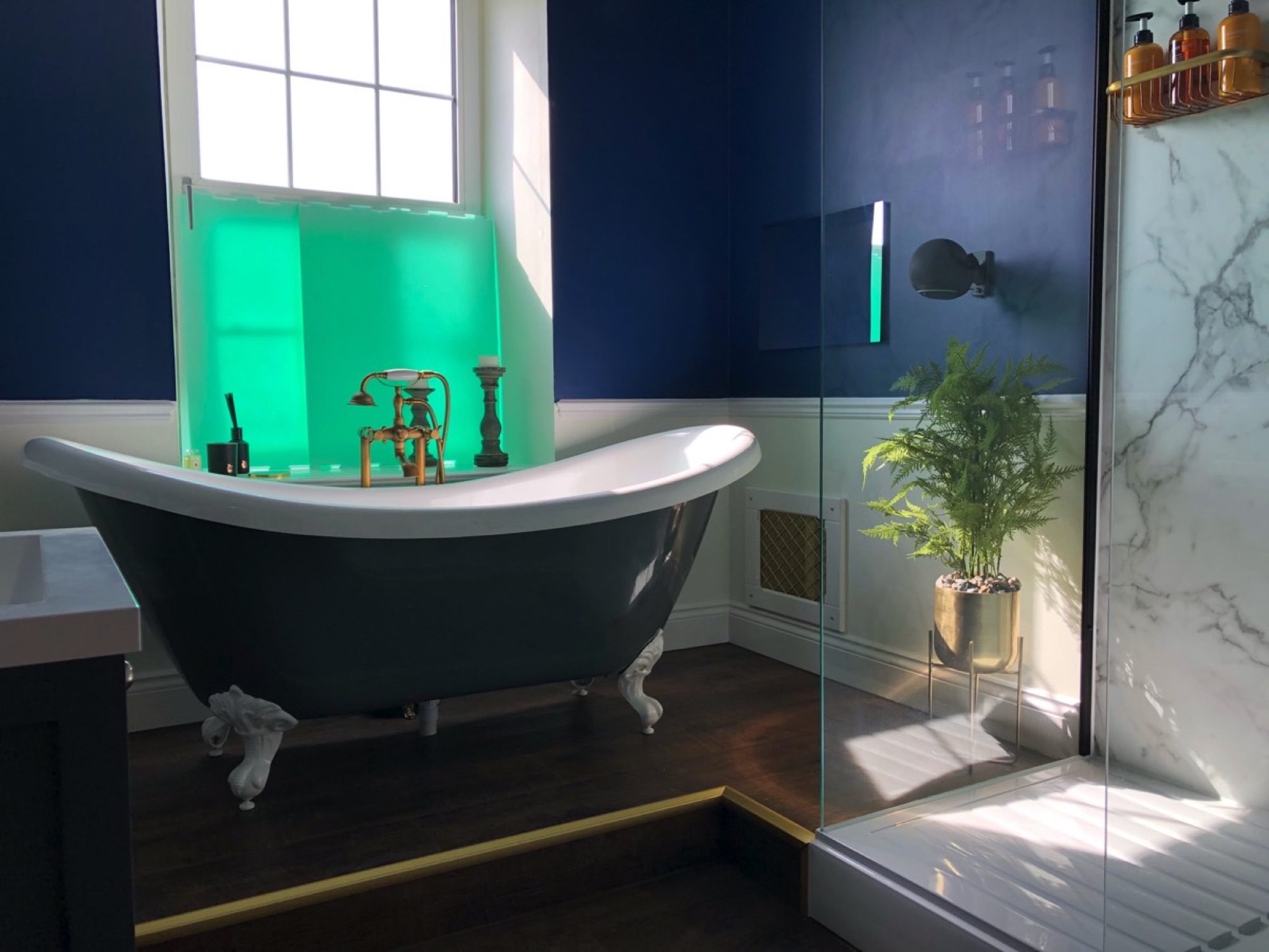 Main house bathroom renovation in Jersey by Gary Simpson